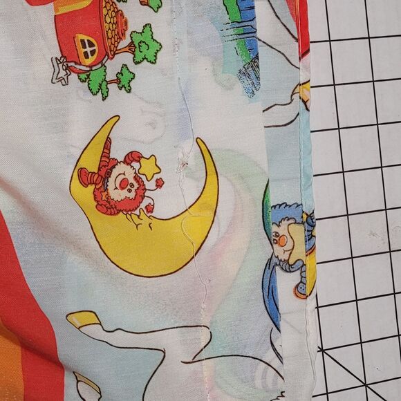Rainbow Brite Flat and Fitted Sheets | Vintage 1980s Kids Cartoon Sheets - Picture 5 of 9
